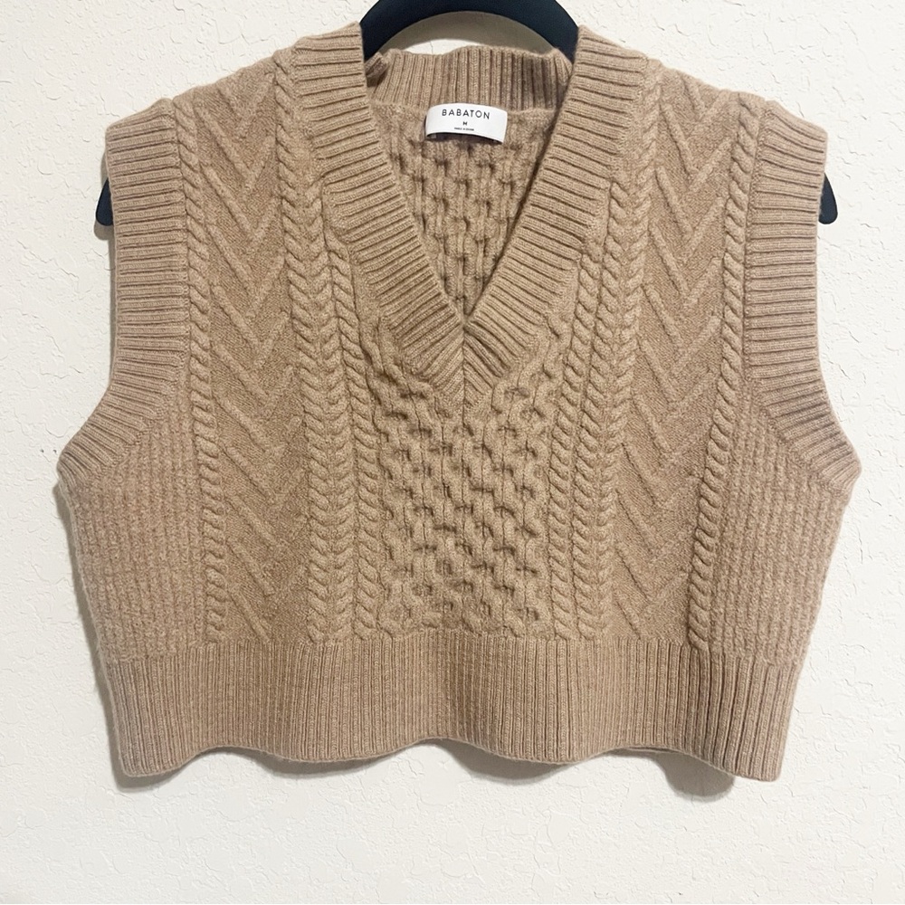 Aritzia Babaton Emporia Vest — Tan